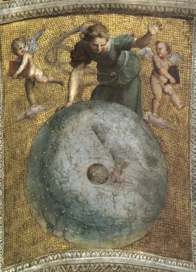 Representación renacentista de la esfera celeste